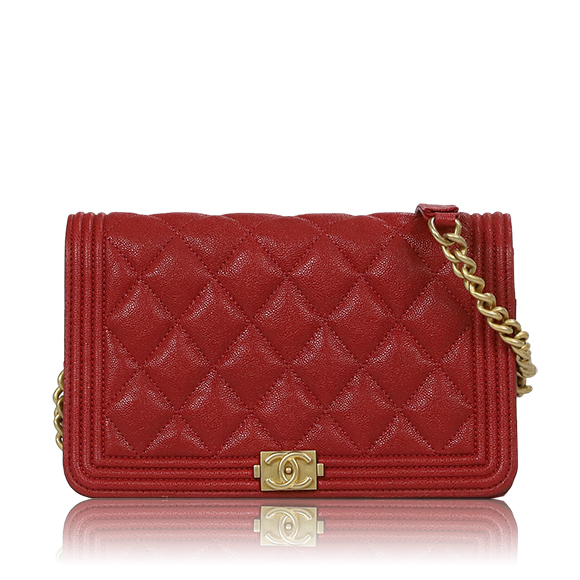 CHANEL ボーイシャネルチェーンウォレット 