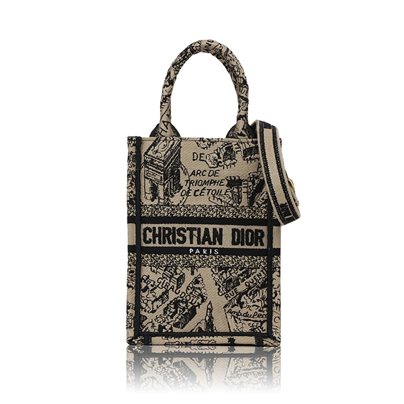 Dior ブックトートミニフォンバッグ 13&nbsp;x18&nbsp;x7cm(幅&nbsp;x 高さ&nbsp;x マチ)