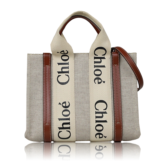 Chloe ウッディスモールトートバッグ 26 x20 x8cm(幅 x 高さ x マチ)