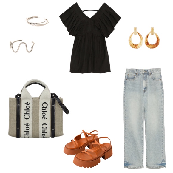 ウッディミニトートバッグ