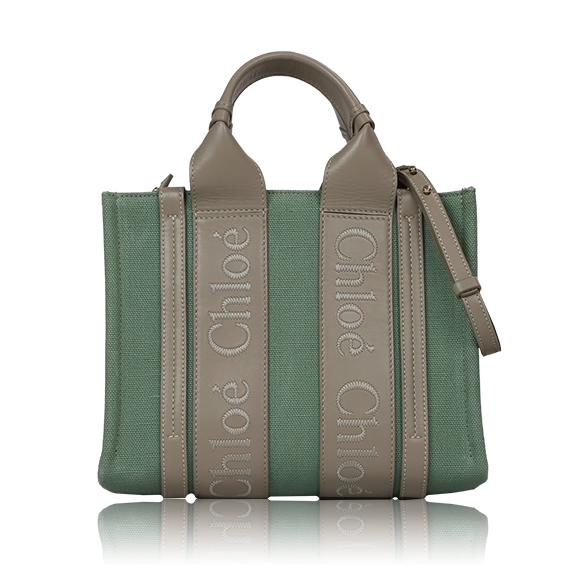 Chloe ウッディスモールトートバッグ 26 x20 x7cm(幅 x 高さ x マチ)