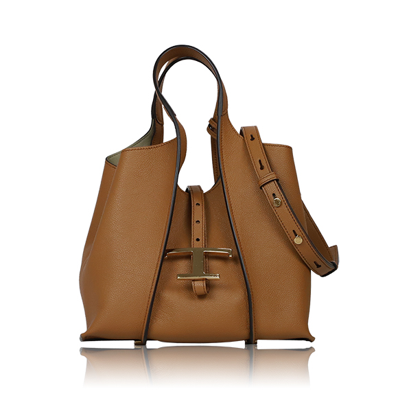 TOD’S Tタイムレスショッピングバッグミニ 23&nbsp;x18&nbsp;x13cm(幅&nbsp;x 高さ&nbsp;x マチ)