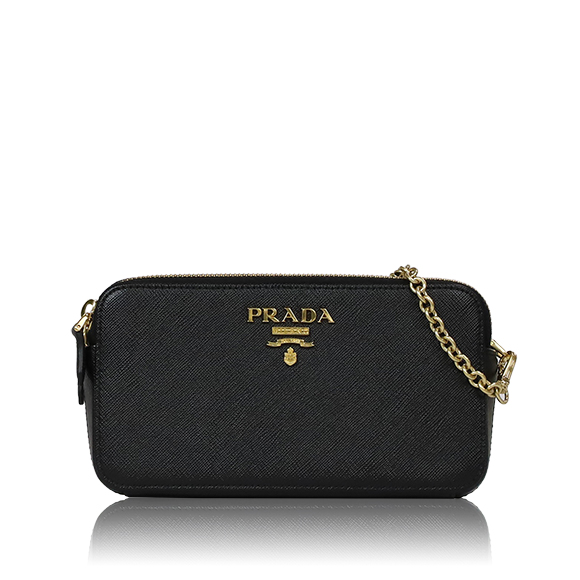 PRADA チェーンウォレット 19&nbsp;x10&nbsp;x4cm(幅&nbsp;x 高さ&nbsp;x マチ)