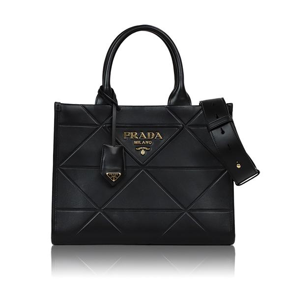 PRADA（プラダ）プラダシンボルステッチレザースモールバッグ