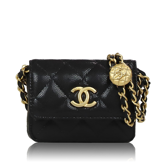 CHANEL チェーンショルダーバッグ 10 x7 x2cm(幅 x 高さ x マチ)