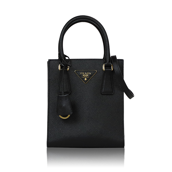 PRADA サフィアーノレザーハンドバッグ 