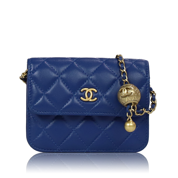 CHANEL チェーンショルダーバッグ 12 x8 x2cm(幅 x 高さ x マチ)