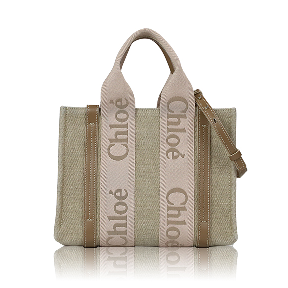 Chloe ウッディスモールトートバッグ 26 x19 x8cm(幅 x 高さ x マチ)