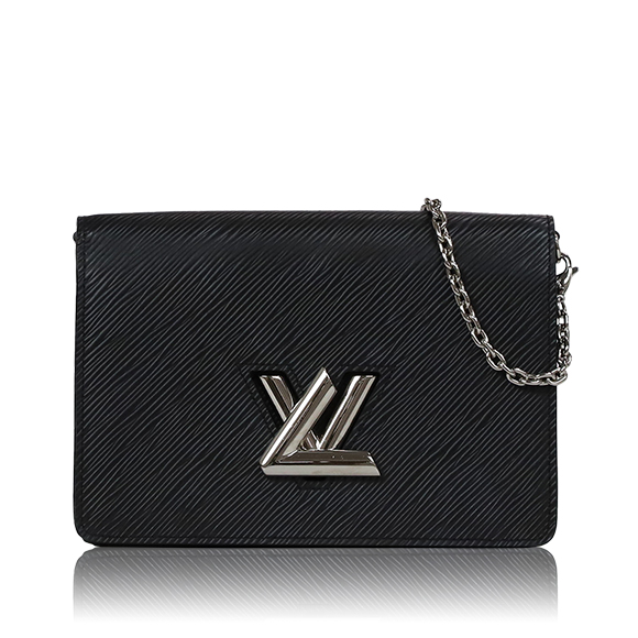 LOUIS VUITTON ポルトフォイユツイストベルトチェーンウォレット 