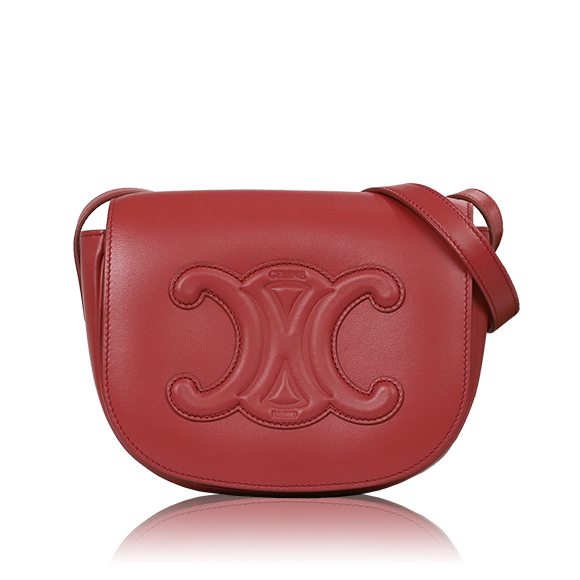 CELINE フォルコキュイルトリオンフ 18 x14 x7cm(幅 x 高さ x マチ)