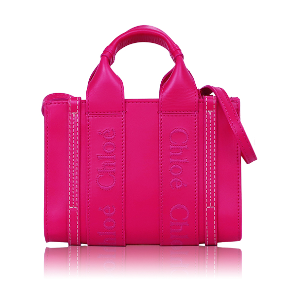 Chloe ウッディミニトートバッグ 20 x14 x6cm(幅 x 高さ x マチ)