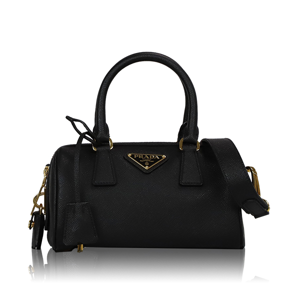 PRADA サフィアーノレザートップハンドルバッグ 