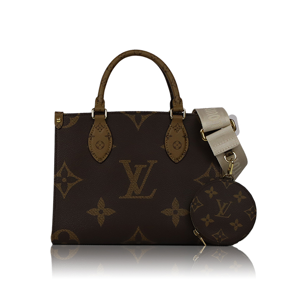 LOUIS VUITTON オンザゴーPM 25&nbsp;x19&nbsp;x10cm(幅&nbsp;x 高さ&nbsp;x マチ)