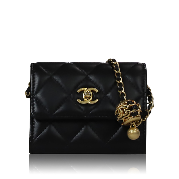 CHANEL チェーンショルダーバッグ 11&nbsp;x9&nbsp;x1cm(幅&nbsp;x 高さ&nbsp;x マチ)