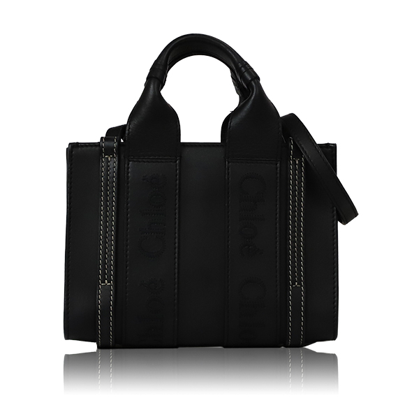 Chloe ウッディミニトートバッグ 20 x14 x6cm(幅 x 高さ x マチ)