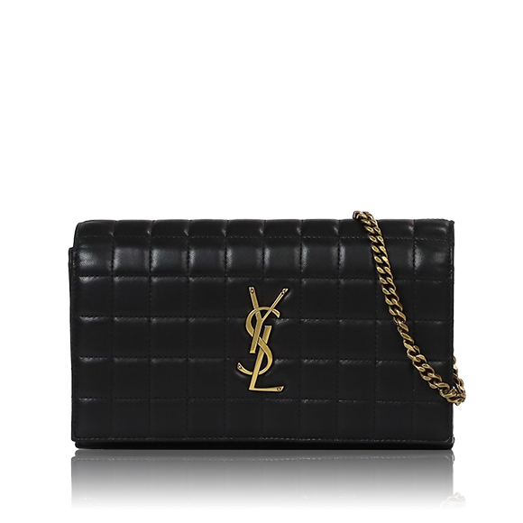 SAINT LAURENT チェーンウォレット 22&nbsp;x13&nbsp;x2cm(幅&nbsp;x 高さ&nbsp;x マチ)
