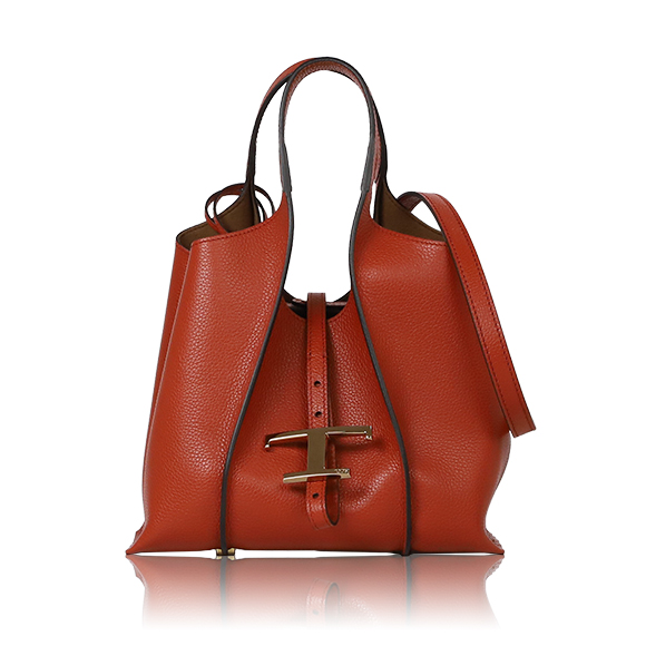 TOD’S Tタイムレスショッピングバッグミニ 23 x18 x13cm(幅 x 高さ x マチ)