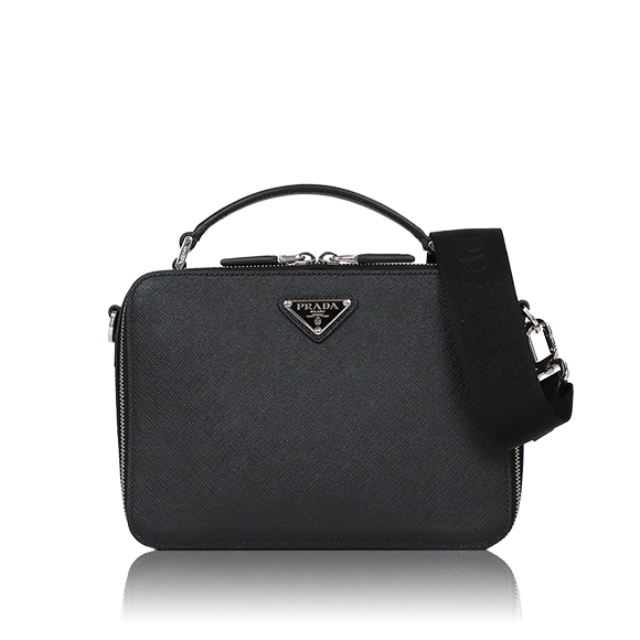 PRADA プラダブリックサフィアーノレザーバッグ 22 x16 x6cm(幅 x 高さ x マチ)