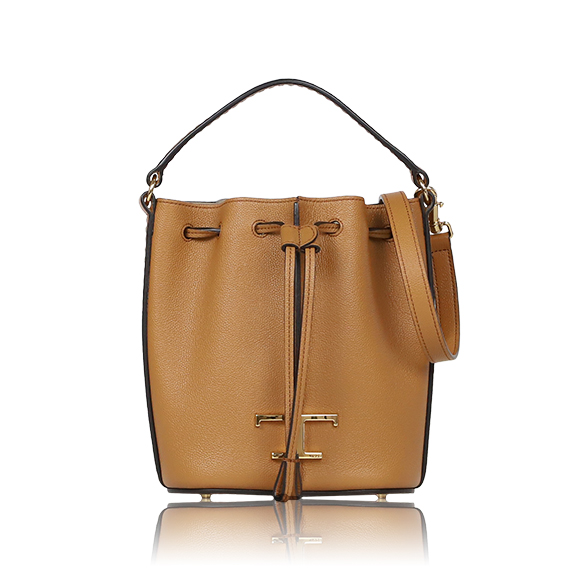 TOD’S(トッズ)Tタイムレスレザーバケットバッグマイクロ