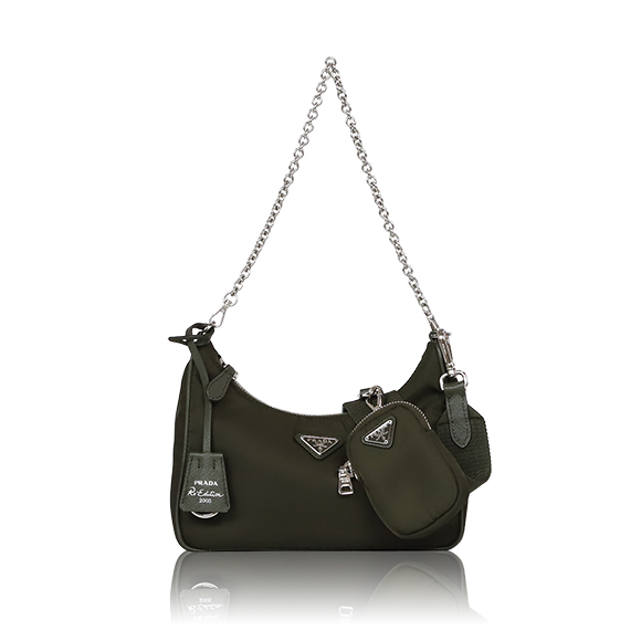 PRADA Re-Edition2005ナイロンショルダーバッグ 21 x16 x6cm(幅 x 高さ x マチ)
