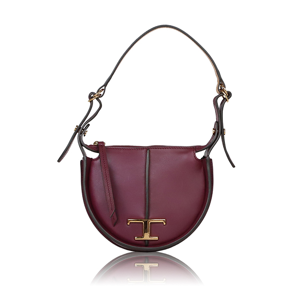 TOD’S Tタイムレスホーボーバッグマイクロ 18 x16 x7cm(幅 x 高さ x マチ)