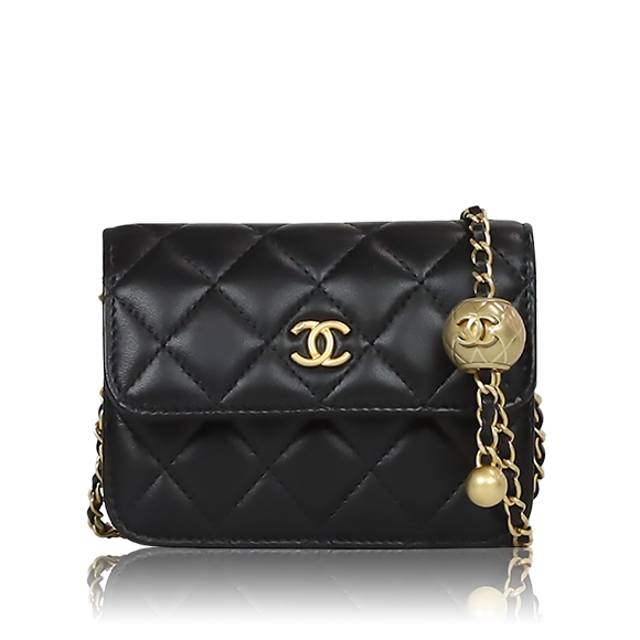 CHANEL チェーンショルダーバッグ 12&nbsp;x9&nbsp;x3cm(幅&nbsp;x 高さ&nbsp;x マチ)