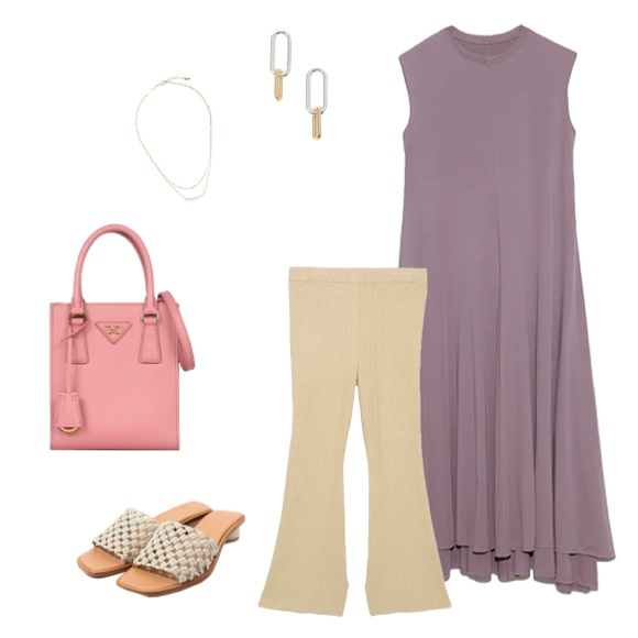 サフィアーノレザーハンドバッグ