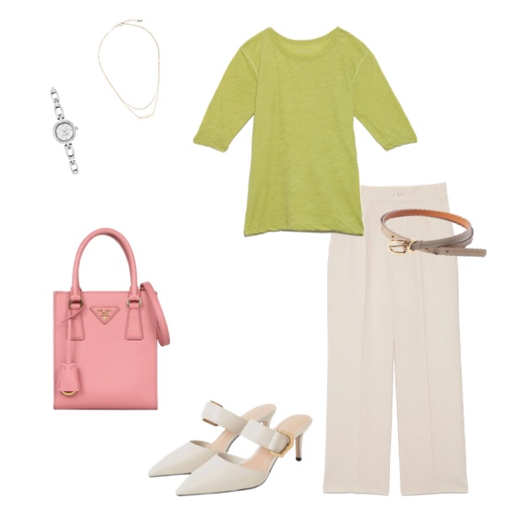 サフィアーノレザーハンドバッグ