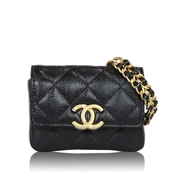 CHANEL チェーンショルダーバッグ 10 x8 x2cm(幅 x 高さ x マチ)
