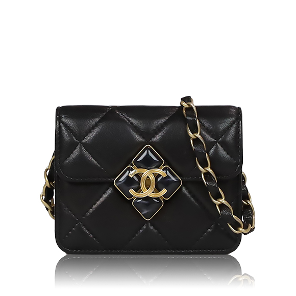 CHANEL チェーンショルダーバッグ 12&nbsp;x9&nbsp;x3cm(幅&nbsp;x 高さ&nbsp;x マチ)