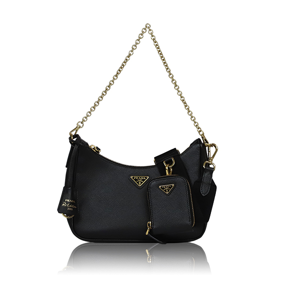 PRADA Re-Edition2005サフィアーノレザーバッグ 22&nbsp;x16&nbsp;x6cm(幅&nbsp;x 高さ&nbsp;x マチ)