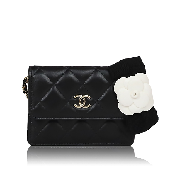 CHANEL チェーンショルダーバッグ 12&nbsp;x9&nbsp;x1cm(幅&nbsp;x 高さ&nbsp;x マチ)