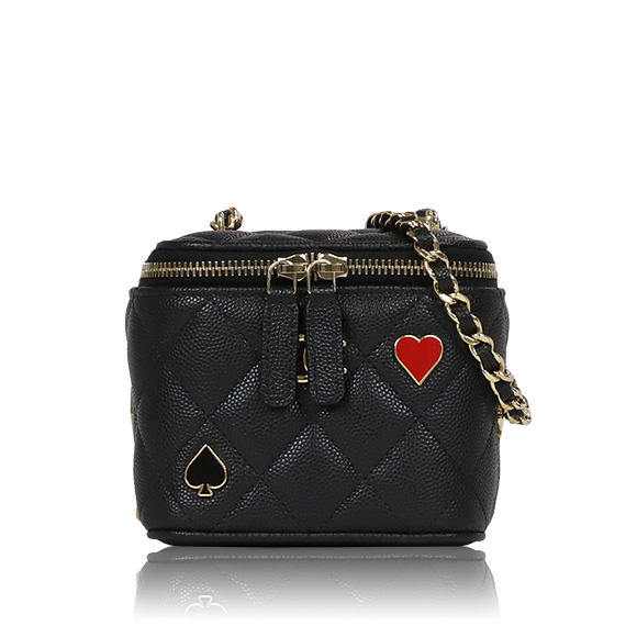 CHANEL ミニヴァニティショルダーバッグ 10 x9 x7cm(幅 x 高さ x マチ)