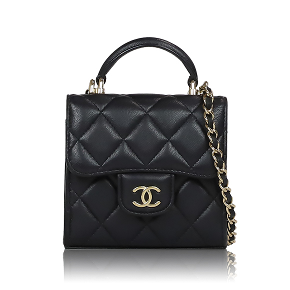 CHANEL チェーンショルダーバッグ 11 x10 x4cm(幅 x 高さ x マチ)