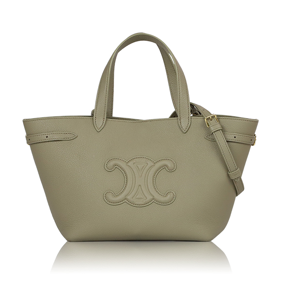 CELINE ミニカバアナイスキュイルトリオンフ 21&nbsp;x19&nbsp;x9cm(幅&nbsp;x 高さ&nbsp;x マチ)