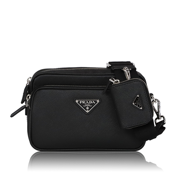 PRADA サフィアーノレザーショルダーバッグ 