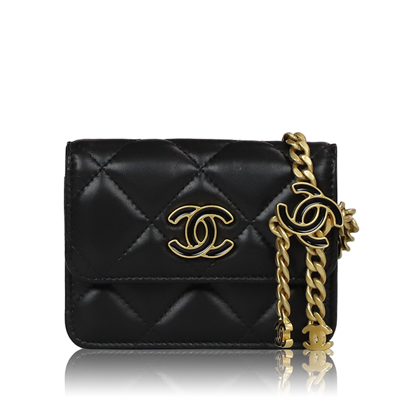 CHANEL チェーンショルダーバッグ 12 x9 x2cm(幅 x 高さ x マチ)