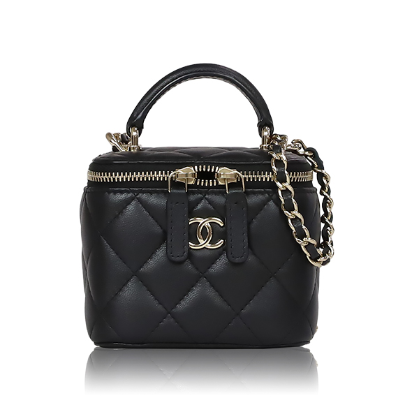 CHANEL ミニヴァニティショルダーバッグ 10&nbsp;x9&nbsp;x7cm(幅&nbsp;x 高さ&nbsp;x マチ)