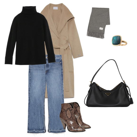 エメミディアムレザー ショルダーバッグ