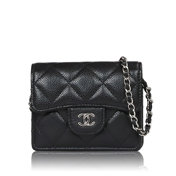 CHANEL チェーンショルダーバッグ 10 x7 x1cm(幅 x 高さ x マチ)