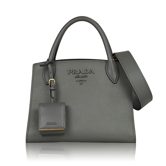 PRADA サフィアーノモノクローム 26&nbsp;x20&nbsp;x13cm(幅&nbsp;x 高さ&nbsp;x マチ)