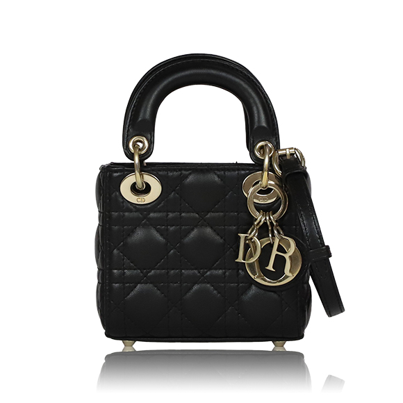 Dior レディディオールマイクロバッグ 12&nbsp;x11&nbsp;x5cm(幅&nbsp;x 高さ&nbsp;x マチ)