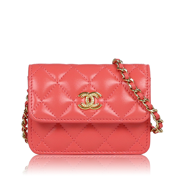 CHANEL チェーンショルダーバッグ 12&nbsp;x9&nbsp;x2cm(幅&nbsp;x 高さ&nbsp;x マチ)