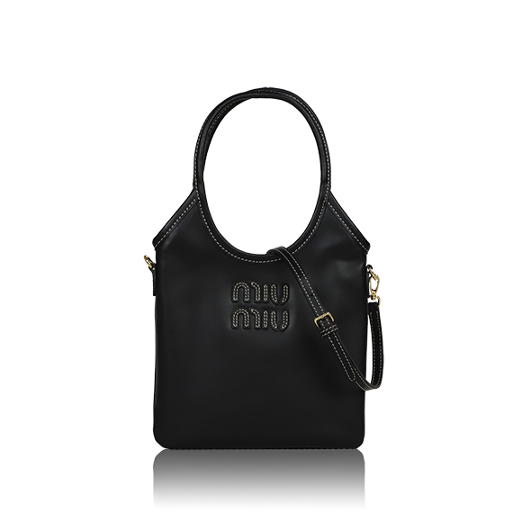 Miu Miu（ミュウミュウ）アイビーレザーハンドバッグ