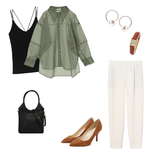 アイビーレザーハンドバッグ