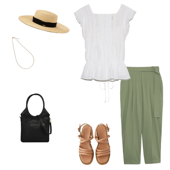 アイビーレザーハンドバッグ