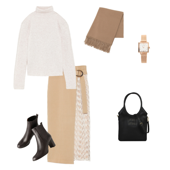 アイビーレザーハンドバッグ