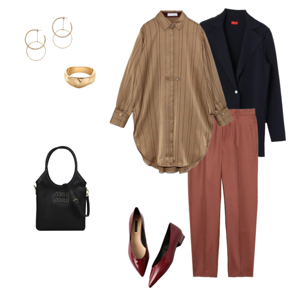 アイビーレザーハンドバッグ