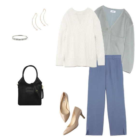 アイビーレザーハンドバッグ