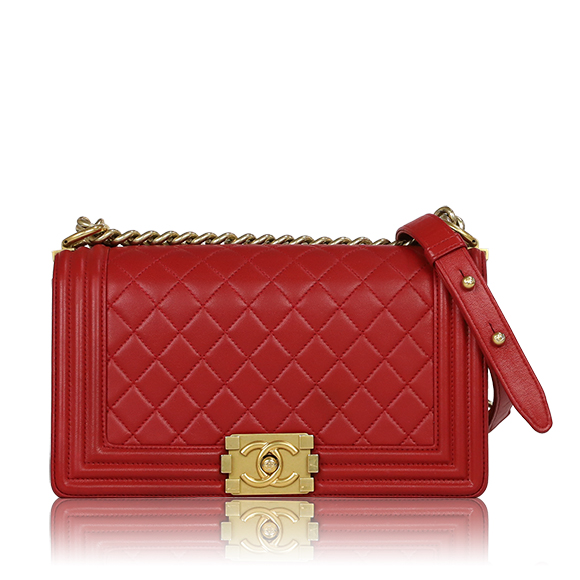 CHANEL ボーイシャネル 24&nbsp;x15&nbsp;x6cm(幅&nbsp;x 高さ&nbsp;x マチ)